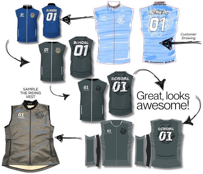 Custom Riding Vest .custom